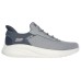 Skechers Hands Free Slip Ins Wear resistant And Lightweight Low Top Casual Shoes Men's Gray Серый, 44