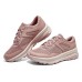 Skechers Switch Back Anti Slip Wear Resistant Low Top Casual Running Shoes Women's Pink White 38