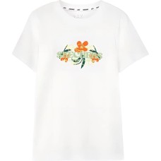 Skechers Drop Shoulder Sleeve T-Shirt Women's Marshmallow White Marshmallow white 0074, XL