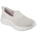 Skechers Go Walk Fle Cushioned Wear-Resistant Lightweight Low-Top Casual Shoes Women's Beige 37