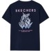Skechers T Shirt Women's Navy Blue Синий, S