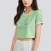 Skechers Regular T Shirt Women's Light Green Light Green/00QB, M