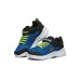 Skechers Slip-Resistant Cushioning Wear-Resistant Kids Lifestyle Shoes Blue Black Teenagers 35