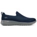 Skechers Cushioned Slip-Resistant Low-Top Casual Shoes Men's Navy Синий, 42.5