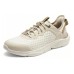 Skechers Cushioning Breathable Low-Top Casual Running Shoes Men's Ecru Бежевый, 40