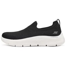 Skechers WOMEN'S GO WALK Breathable Lightweight Low-Top Casual Shoes Women's Black White Черно-белый, 36