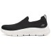 Skechers WOMEN'S GO WALK Breathable Lightweight Low-Top Casual Shoes Women's Black White Черно-белый, 36