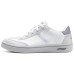 Skechers Modern Comfort Anti Slip Wear Resistant Low Top Skateboard Shoes Women's White Gray Purple White Gray Purple, 37.5