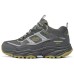 Skechers OUTDOOR MENS Anti-Slip Wear-Resistant Mid-Top Hiking Shoes Men's Gray Yellow Серый Желтый, 41