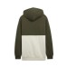 Puma Power Colorblock Full Zip Hoodie Mens Green Casual Athletic Outerwear 68474 M