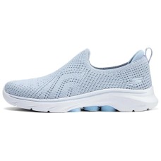 Skechers Cushioned Wear-Resistant Lightweight Low-Top Casual Shoes Women's Light Blue Голубой, 37
