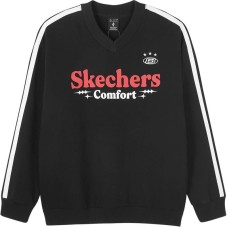 Skechers Sweatshirts Unisex Black Черный, XS
