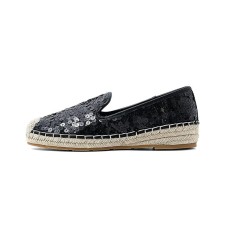 COMELY Espadrilles Women's Black/Silver Черный, 34