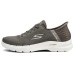 Skechers Hands Free Slip-Ins Cushioning Low-Top Casual Shoes Men's Brown Коричневый, 40