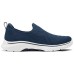 Skechers GO WALK 7 Breathable And Lightweight Low Top Casual Shoes Women's Marine Blue Marine Blue White, 38