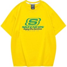 Skechers Colorful T Shirt Unisex Corn Yellow Corn Yellow/00VL, 2XL