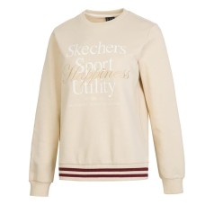Skechers Sweatshirt Women's Beige Beige -046L, 155/80A/S