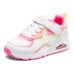 Skechers Cushioning, Wear Resistant Low Top Kids Lifestyle Shoes White Kids' Белый, 35