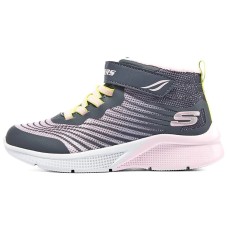 Skechers Girls Kids' Running Shoes Grade School Charcoal/Multicolor, 28.5