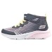 Skechers Girls Kids' Running Shoes Grade School Charcoal/Multicolor, 28.5