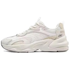 Skechers DLITES Cushioning Anti-Slip And Wear-Resistant Low-Top Chunky Sneakers Men's White Белый/Натуральный, 43
