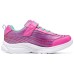 Skechers Girls Cushioning, Wear Resistant Low Top Kids' Running Shoes Peach Red Multicolor Teenagers Peach Pink/Multicolor, 35