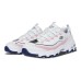 Skechers D'LITES 1.0 Ink Splatter Pink Anti-Slip Wear-Resistant Low-Top Chunky Sneakers Women's Pink White Белый, 36