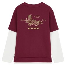 Skechers Sweatshirt Saddle Red Teenagers Saddle red, 160
