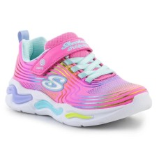 Skechers S-Lights Wavy Beams Jr 302338L-PKMT shoes 32
