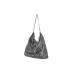 Skechers LeSportsac Poetry Joint Fabric Dumpling Bag Crossbody Bag Shoulder Bags Small Size Women's Dark Blue Black Черный