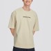 Skechers T Shirt Unisex Light Brown Light Brown/0046, S