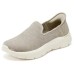 Skechers WOMEN'S GO WALK Breathable And Resilient Low-Top Casual Shoes Women's Taupe Серо-коричневый, 37.5