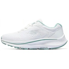 Skechers Go Run Consistent 2.0 Cushioned Wear-Resistant Breathable Low-Top Casual Shoes Women's White Green White green, 39