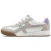 Skechers Street Anti-Slip Wear-Resistant Low-Top Skateboard Shoes Women's White Gray Purple White Gray/Purple, 35