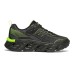 Skechers Tech Grip Cushioning, Slip Resistant, And Abrasion Resistant Low Top Kids' Running Shoes Black Green Teenagers 33.5