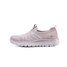 Skechers Cushioning, Wear Resistant Low Top Casual Shoes Women's Purple Фиолетовый, 39.5