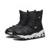 Skechers D'LITES Series Slip Resistant Cushioning Abrasion Resistant Low Shaft Kids' Boots Black Teenagers Черный, 27.5