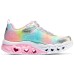 Skechers Flutter Heart Lights Anti-Slip Wear-Resistant Low-Top Kids Lifestyle Shoes Pink Kids' Розовый, 33.5