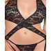 Women's Cross Over Bodysuit Черный, S