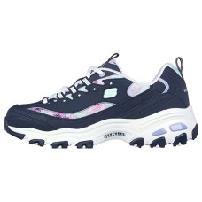 Skechers D'LITES 1.0 Wear-Resistant Lightweight And Balanced Low-Top Casual Shoes Women's Blue Синий, 35