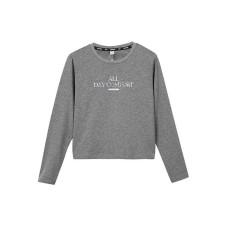 Skechers Sweatshirt Women's Medium Heather Gray Medium Heather Gray 004F, S