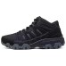 Skechers OUTDOOR MENS Supportive And Elastic Mid-Top Hiking Shoes Men's Black Gray Color Black/charcoal gray, 41