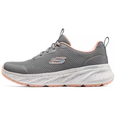 Skechers Sport Slip Resistant, Abrasion Resistant, Breathable Low Top Casual Running Shoes Women's Gray gray/coral, 37