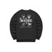 Skechers Funny Monster Sweatshirts Unisex Carbon Black-0018, M