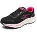 Skechers WOMEN'S GO Series Anti-Slip Wear-Resistant Low-Top Casual Running Shoes Women's Black Pink Black Pink, 37