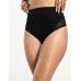 ASOS DESIGN Contouring medium control high waist brief with mesh in black Черный, US 0