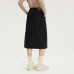 Skechers Yazhuan Series Denim Long Skirts Women's Carbon Black сажа, S