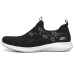 Skechers Ultra Flex Breathable Minimalistic Low Tops Athleisure Casual Sports Shoe Black Women's 35
