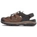 Skechers Anti-Slip Wear-Resistant River Trekking Shoes Men's Brown Black Коричневый, 41