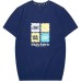 Skechers T Shirt Unisex Medieval Blue Синий, L